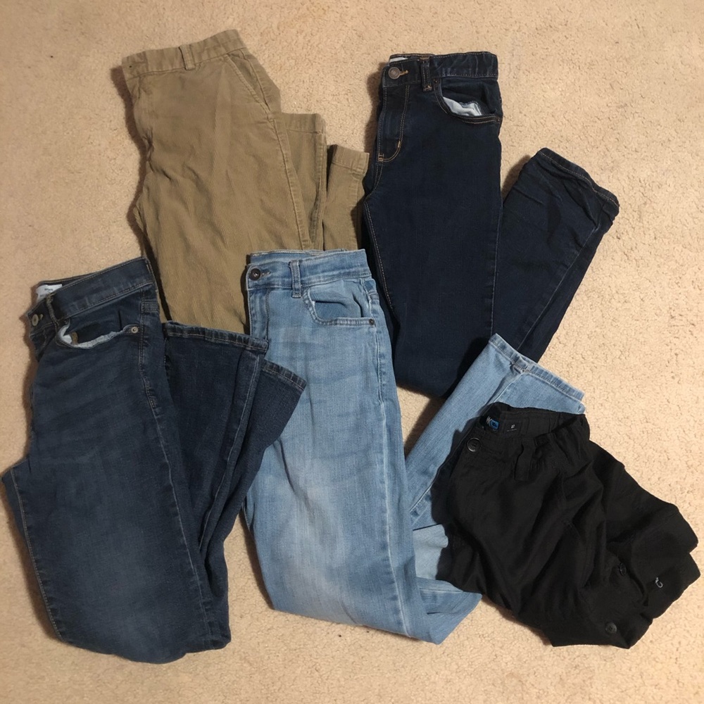 boys size 12 jeans lot